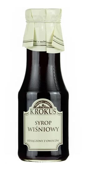 SYROP WIŚNIOWY BEZGLUTENOWY 355 g (280 ml) - KROKUS (2 szt.)