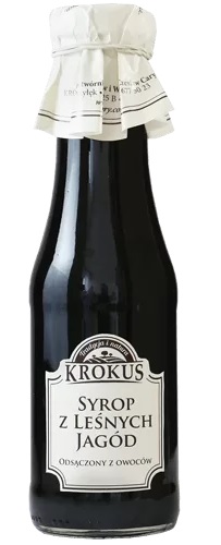 SYROP JAGODOWY BEZGLUTENOWY 355 g (280 ml) - KROKUS (2 szt.)