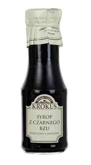 SYROP Z CZARNEGO BZU BEZGLUTENOWY 355 g (280 ml) - KROKUS (2 szt.)