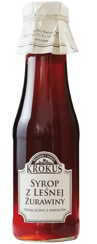 SYROP Z LEŚNEJ ŻURAWINY 355 g (280 ml) - KROKUS (2 szt.)