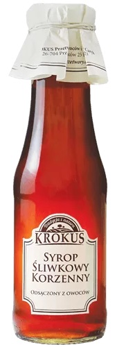 SYROP ŚLIWKOWY KORZENNY 355 g (280 ml) - KROKUS (PRODUKT SEZONOWY) (2 szt.)