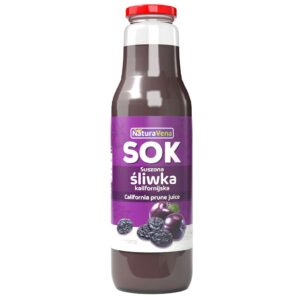 SOK Z SUSZONYCH ŚLIWEK KALIFORNIJSKICH 750 ml - NATURAVENA (3 szt.)