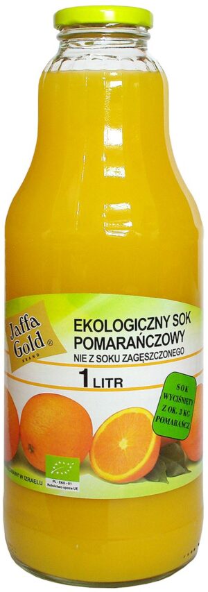 SOK POMARAŃCZOWY NFC BIO 1 L - JAFFA GOLD (2 szt.)