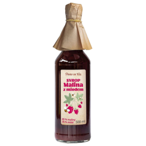 SYROP MALINA Z MIODEM 500 ml - PROSTO ZE WSI (1 szt.)