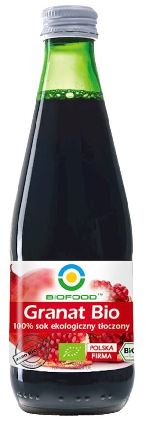 SOK Z GRANATU NFC BEZGLUTENOWY BIO 300 ml - BIOFOOD (3 szt.)