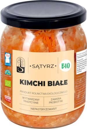 KIMCHI BIAŁE BIO 450 g - SĄTYRZ (2 szt.)