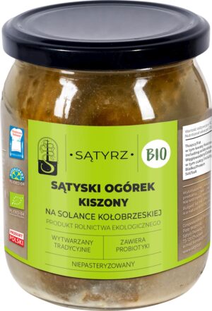 OGÓRKI KISZONE SĄTYSKIE BIO 400 g (300 g) - SĄTYRZ (2 szt.)