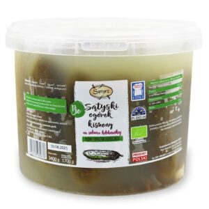 OGÓRKI KISZONE SĄTYSKIE BIO 3,4 kg (1,7 kg) (WIADERKO) - SĄTYRZ (1 szt.)