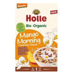 MUSLI Z MANGO BEZ DODATKU CUKRÓW OD 1 ROKU DEMETER BIO 200 g - HOLLE (2 szt.)