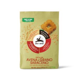CIASTKA OWSIANO - GRYCZANE BIO 250 g - ALCE NERO (2 szt.)