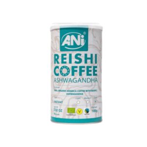 KAWA ROZPUSZCZALNA ARABICA Z REISHI I ASHWAGANDHA BIO 100 g - ANI (2 szt.)