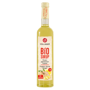 SYROP IMBIROWO - CYTRYNOWY BIO 500 ml - HOLLINGER (2 szt.)