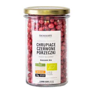 CZERWONE PORZECZKI LIOFILIZOWANE CHRUPIĄCE BEZGLUTENOWE BIO 70 g - BIOSSOM (1 szt.)