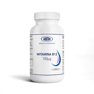 WITAMINA B12 (100 mcg) 60 KAPSUŁEK - JANTAR (1 szt.)