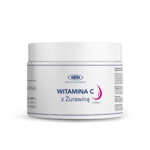 WITAMINA C Z ŻURAWINĄ W PROSZKU (1000 mg) 300 g - JANTAR (1 szt.)