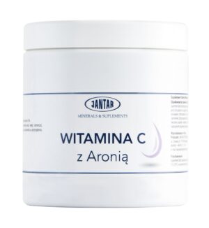 WITAMINA C Z ARONIĄ W PROSZKU (1000 mg) 500 g - JANTAR (1 szt.)