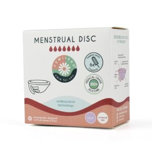 DYSK MENSTRUACYJNY UNIWERSALNY ANTYBAKTERYJNY FIOLETOWY - FEMI.EKO (1 szt.)