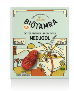 DAKTYLE MEDJOOL ŚWIEŻE BIO 350 g - BIOTAMRA (1 szt.)