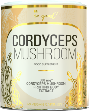 GRZYBY CORDYCEPS EKSTRAKT (500 mg) 60 KAPSUŁEK - SO GOOD! (2 szt.)