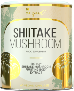 GRZYBY SHIITAKE EKSTRAKT (500 mg) 60 KAPSUŁEK - SO GOOD! (2 szt.)