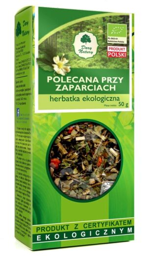 HERBATKA POLECANA PRZY ZAPARCIACH BIO 50 g - DARY NATURY (3 szt.)