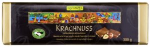 CZEKOLADA MLECZNA Z ORZECHAMI LASKOWYMI BIO 300 g - RAPUNZEL (PRODUKT SEZONOWY) (1 szt.)