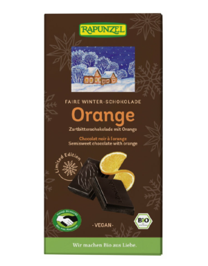 CZEKOLADA GORZKA Z POMARAŃCZĄ BIO 80 g - RAPUNZEL (PRODUKT SEZONOWY) (1 szt.)