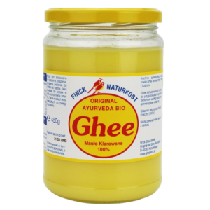 MASŁO KLAROWANE GHEE BIO 480 g (527 ml) - FINCK AYURVEDA (1 szt.)