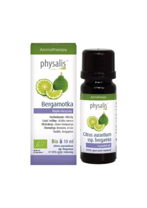 OLEJEK ETERYCZNY BERGAMOTKA ECO 10 ml - PHYSALIS (1 szt.)