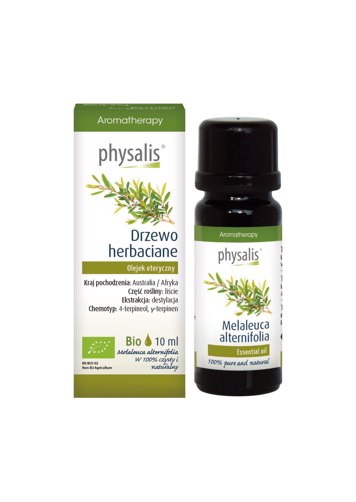 OLEJEK ETERYCZNY DRZEWO HERBACIANE ECO 10 ml - PHYSALIS (2 szt.)