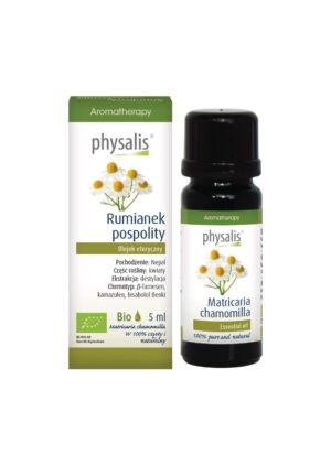 OLEJEK ETERYCZNY RUMIANEK POSPOLITY BIO 5 ml - PHYSALIS (1 szt.)