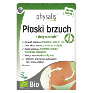 TABLETKI NA PŁASKI BRZUCH BIO 45 szt. - PHYSALIS (1 szt.)