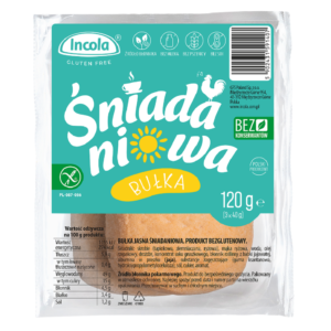 BUŁKI ŚNIADANIOWE BEZGLUTENOWE (3 szt.) 120 g - INCOLA (3 szt.)