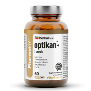 KAPSUŁKI NA WZROK (OPTIKAN) BEZGLUTENOWE 60 szt. - PHARMOVIT (HERBALLINE) (1 szt.)