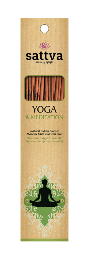 KADZIDEŁKA INDYJSKIE JOGA I MEDYTACJA (15 szt.) 30 g - SATTVA (WELLNESS) (2 szt.)