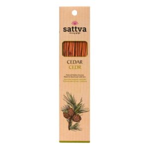 KADZIDEŁKA INDYJSKIE CEDR (15 szt.) 30 g - SATTVA (WELLNESS) (3 szt.)