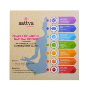 KADZIDEŁKA INDYJSKIE HARMONIZUJĄCE CZAKRY (49 szt.) - SATTVA (WELLNESS) (1 szt.)
