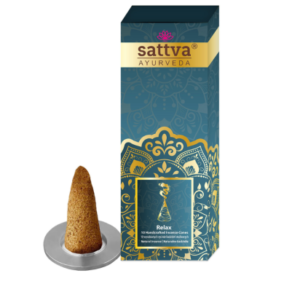 KADZIDEŁKA INDYJSKIE STOŻKOWE RELAKS (10 szt.) 20 g - SATTVA (AYURVEDA) (3 szt.)