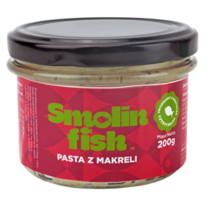 PASTA Z MAKRELI WĘDZONEJ ŚRÓDZIEMNOMORSKA BEZGLUTENOWA 200 g - SMOLIN FISH (NA ZAMÓWIENIE) (1 szt.)