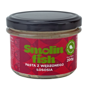PASTA Z ŁOSOSIA WĘDZONEGO BEZGLUTENOWA 200 g - SMOLIN FISH (NA ZAMÓWIENIE) (1 szt.)