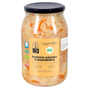 KAPUSTA KISZONA Z MARCHEWKĄ BIO 800 g - SĄTYRZ (2 szt.)