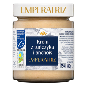 PASTA Z TUŃCZYKA BIAŁEGO I ANCHOIS MSC 140 g - EMPERATRIZ (3 szt.)