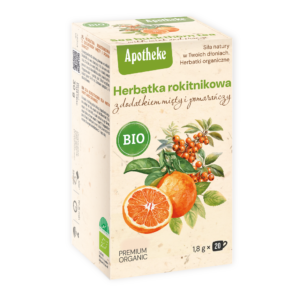 HERBATKA ROKITNIKOWA Z MIĘTĄ I POMARAŃCZĄ BIO (20 x 1,8 g) 36 g - APOTHEKE (1 szt.)