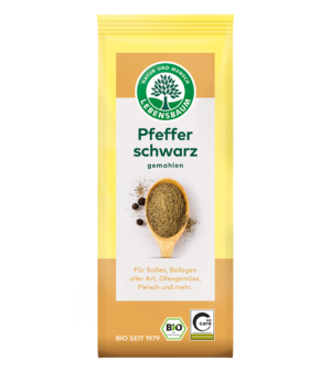 PIEPRZ CZARNY MIELONY BIO 50 g - LEBENSBAUM (2 szt.)