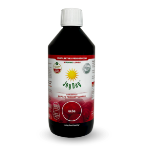 KONCENTRAT NAPOJU PROBIOTYCZNEGO GŁÓG BEZGLUTENOWY BIO 500 ml - JOY DAY (1 szt.)