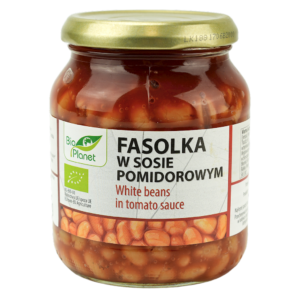 FASOLKA W SOSIE POMIDOROWYM BIO 360 g - BIO PLANET (3 szt.)