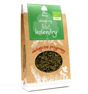 KOLENDRA LIŚĆ BIO 20 g - DARY NATURY (1 szt.)