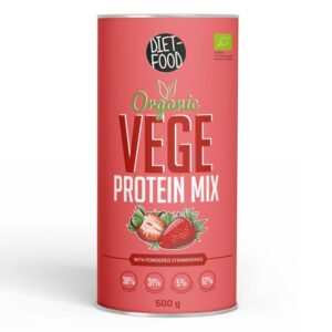 BIAŁKO VEGE MIX TRUSKAWKA BIO 500 g - DIET-FOOD (1 szt.)