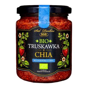 TRUSKAWKA Z CHIA BEZ DODATKU CUKRÓW BIO 240 g - SAD DANKÓW (1 szt.)