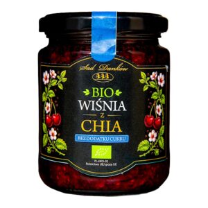 WIŚNIA Z CHIA BEZ DODATKU CUKRÓW BIO 240 g - SAD DANKÓW (1 szt.)